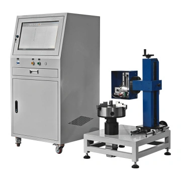 Split Flange Dot Peen Rotary Marking Machine